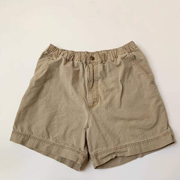 Vintage Windridge Cotton Khaki High Waisted Shorts Women's Medium - Picture 1 of 10